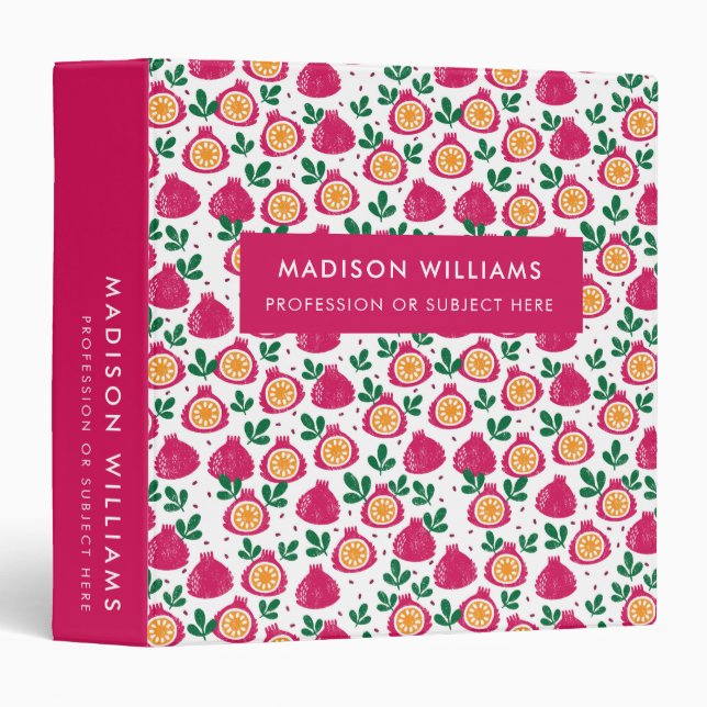 Fruit Professional 3 Ring Binder (Front/Spine)