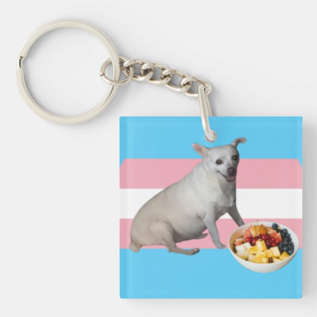 Fruit salad keychain (Front)