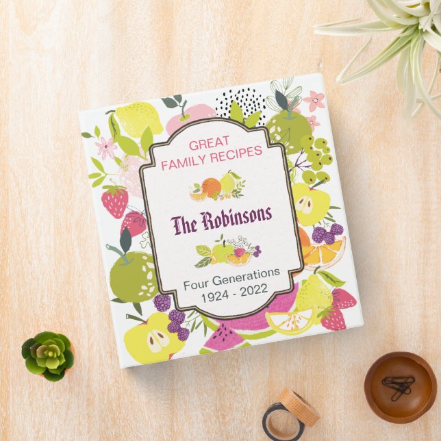 Fruit salad; summer fruit collage  binder (In Situ)