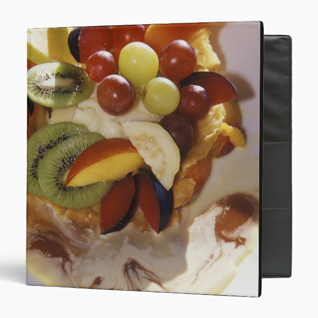 Fruit salad with ice cream. binder (Front/Inside)