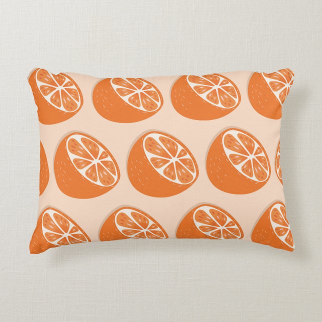 Fruit Seamless Pattern. Accent Pillow (Front)