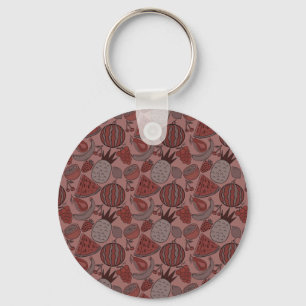 Fruit seamless pattern Fruit surface pattern 16 Keychain