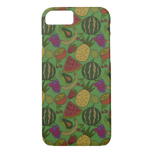 Fruit seamless pattern   Fruit surface pattern 19 Case-Mate iPhone Case