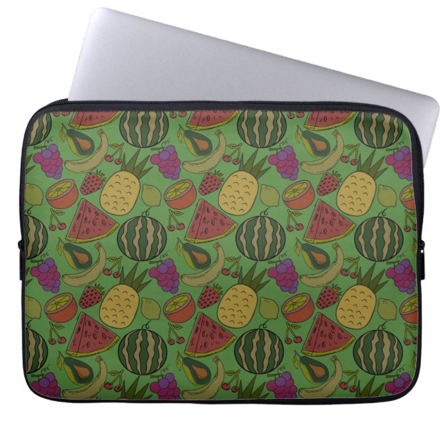 Fruit seamless pattern | Fruit surface pattern 19 Laptop Sleeve (Front)