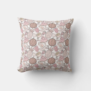 Fruit seamless pattern Fruit surface pattern 1 Throw Pillow