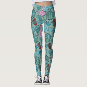Fruit seamless pattern Fruit surface pattern 20 Leggings