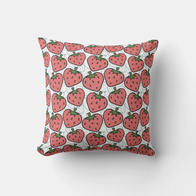 Fruit seamless pattern | Fruit surface pattern 21 Throw Pillow (Front)