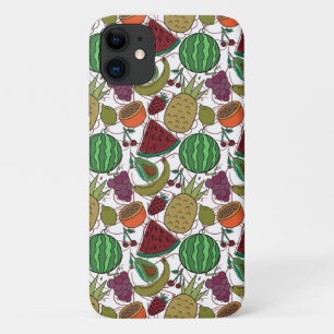 Fruit seamless pattern   Fruit surface pattern 25 iPhone 11 Case