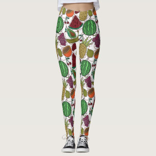 Fruit seamless pattern   Fruit surface pattern 25 Leggings