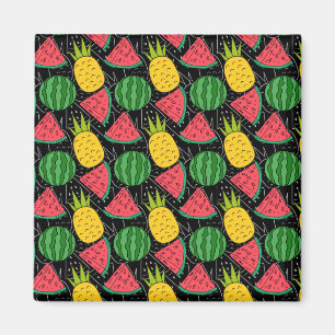 Fruit seamless pattern Fruit surface pattern 26 Magnet