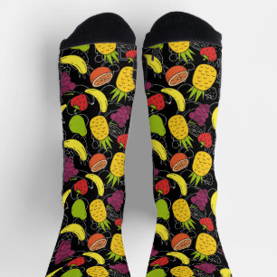 Fruit seamless pattern   Fruit surface pattern 28  Socks