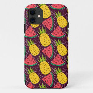 Fruit seamless pattern   Fruit surface pattern 36 iPhone 11 Case