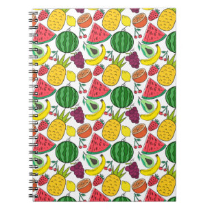 Fruit seamless pattern Fruit surface pattern 37 Notebook