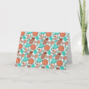 Fruit seamless pattern Fruit surface pattern 39 Card