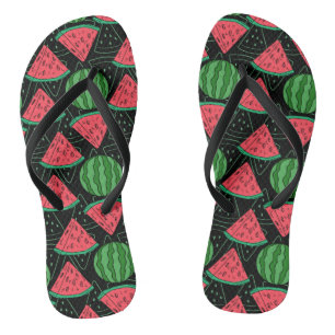 Fruit seamless pattern   Fruit surface pattern 43 Flip Flops