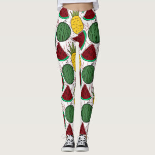 Fruit seamless pattern   Fruit surface pattern 46 Leggings