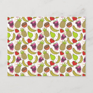 Fruit seamless pattern Fruit surface pattern 49 Postcard
