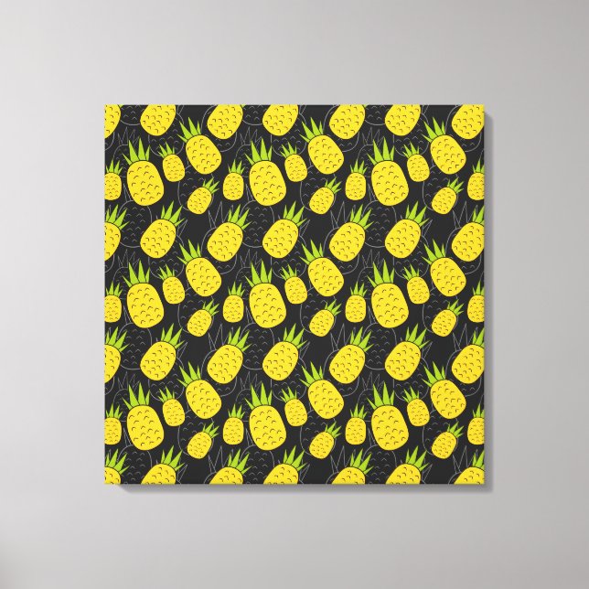Fruit seamless pattern | Fruit surface pattern 4 Canvas Print (Front)