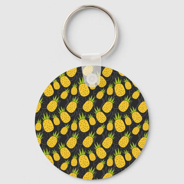 Fruit seamless pattern | Fruit surface pattern 4 Keychain (Front)