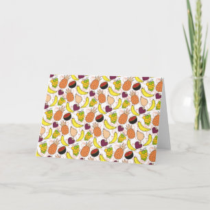 Fruit seamless pattern Fruit surface pattern 50 Card