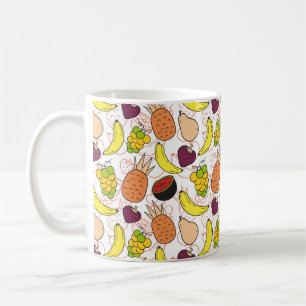 Fruit seamless pattern   Fruit surface pattern 50 Coffee Mug