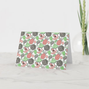 Fruit seamless pattern   Fruit surface pattern 53 Card
