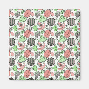 Fruit seamless pattern Fruit surface pattern 53 Magnet