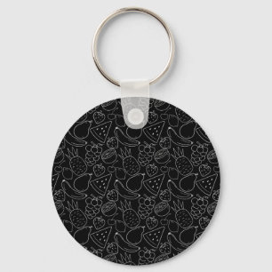 Fruit seamless pattern Fruit surface pattern 55 Keychain
