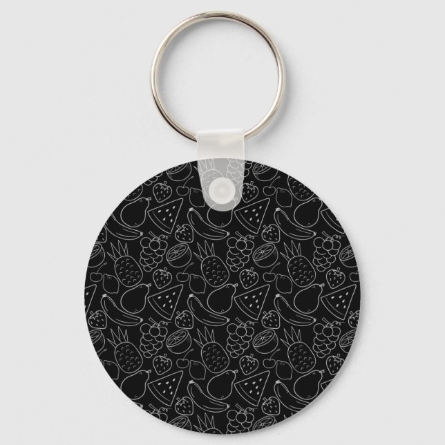 Fruit seamless pattern | Fruit surface pattern 55 Keychain (Front)