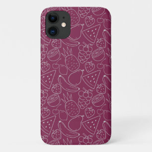 Fruit seamless pattern Fruit surface pattern 5 iPhone 11 Case