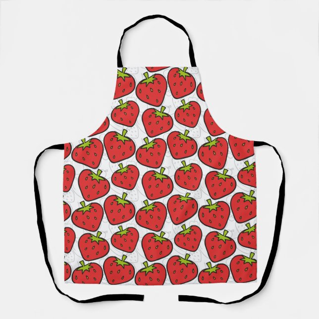 Fruit seamless pattern | Fruit surface pattern 60 Apron (Front)