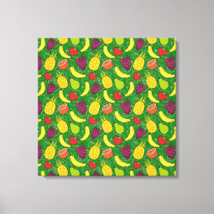Fruit seamless pattern Fruit surface pattern 7 Canvas Print