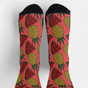 Fruit seamless pattern   Fruit surface pattern 8  Socks