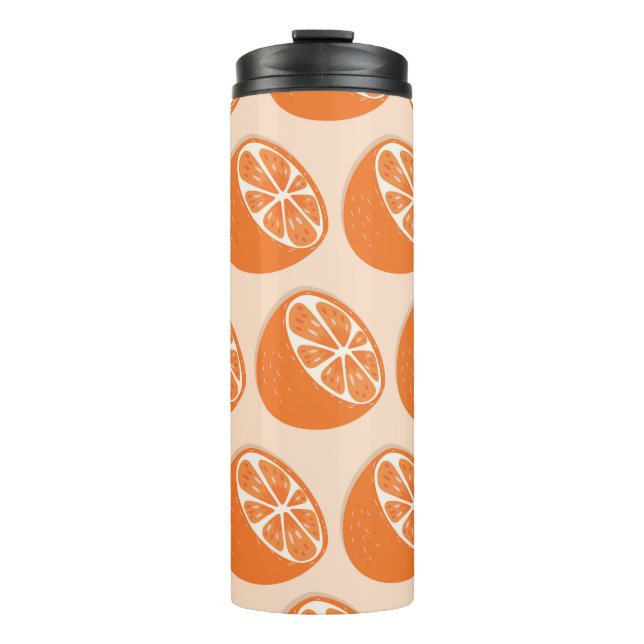 Fruit Seamless Pattern. Thermal Tumbler (Front)