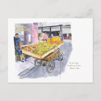 Fruit Seller in Old Havana, Cuba Postcard