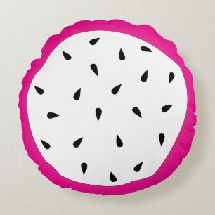 Fruit slice round pillow