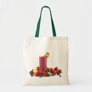 fruit smoothie tote bag