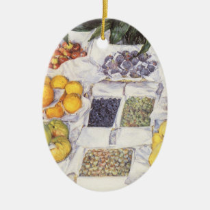 Fruit Stand by Gustave Caillebotte, Vintage Art Ceramic Ornament