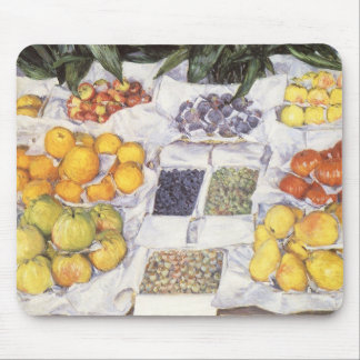 Fruit Stand by Gustave Caillebotte, Vintage Art Mouse Pad