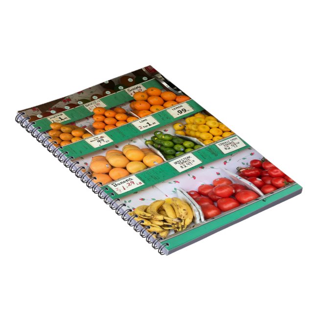 Fruit Stand, Columbus Avenue, New York City, NYC Notebook (Right Side)