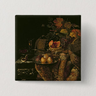 Fruit Still Life 2 Inch Square Button
