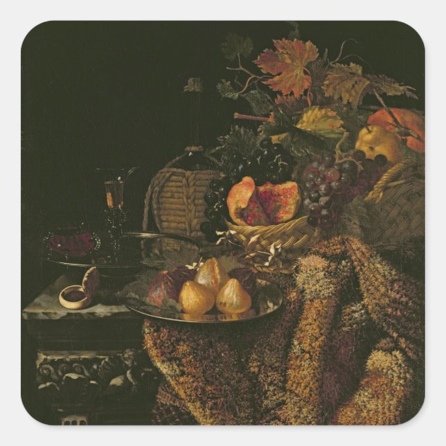 Fruit Still Life Square Sticker (Front)