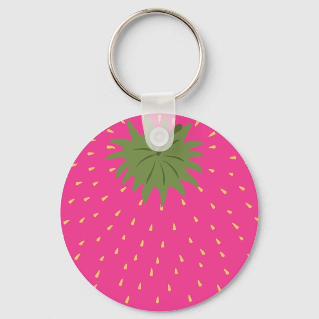 Fruit Strawberry Keychain (Front)