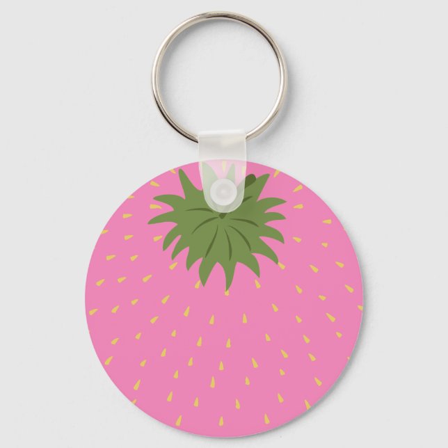 Fruit Strawberry Keychain (Front)