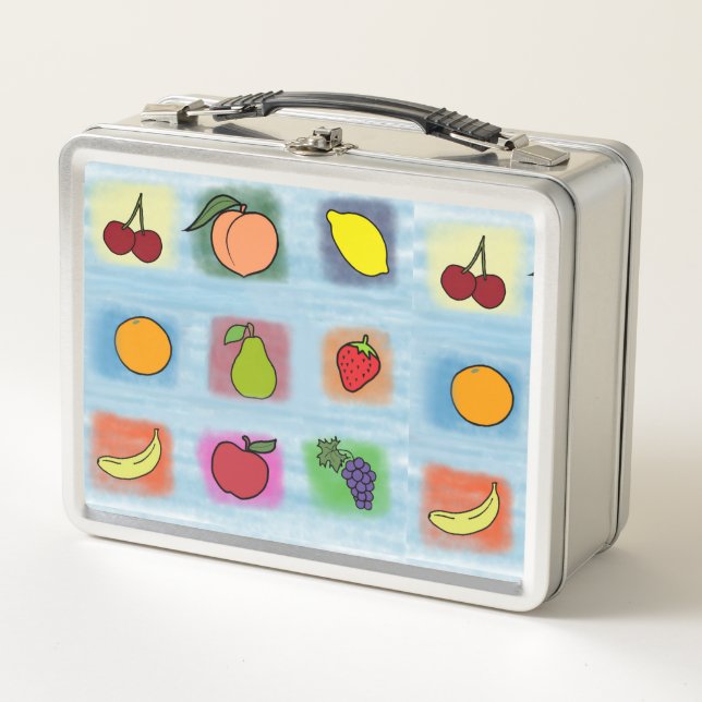 Fruit Surprise Metal Lunch Box (Front)