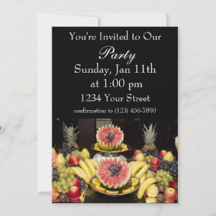 Fruit Table Invitation