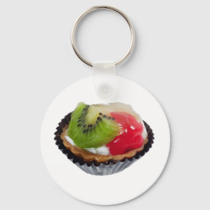 Fruit tart keychain
