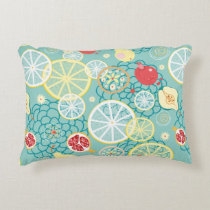 Fruit texture accent pillow