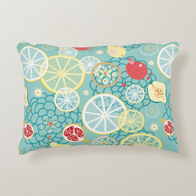 Fruit texture accent pillow (Front)