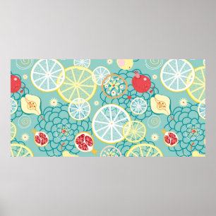 Fruit texture poster
